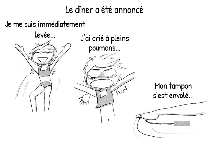 Cette fille a raconté la fois où elle a porté un tampon pour la première fois et il est difficile de ne pas rire
