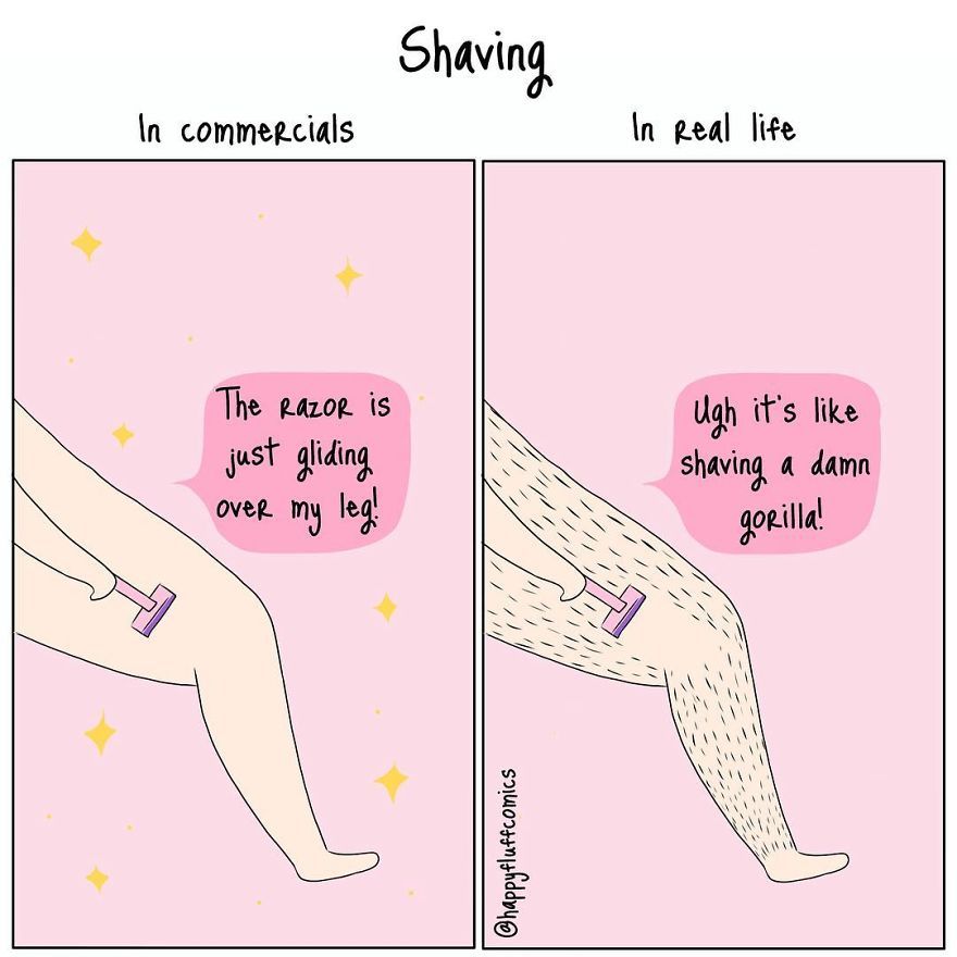 20 bandes dessinées qui résument parfaitement les problèmes courants des filles (ATTENTION: images explicites)