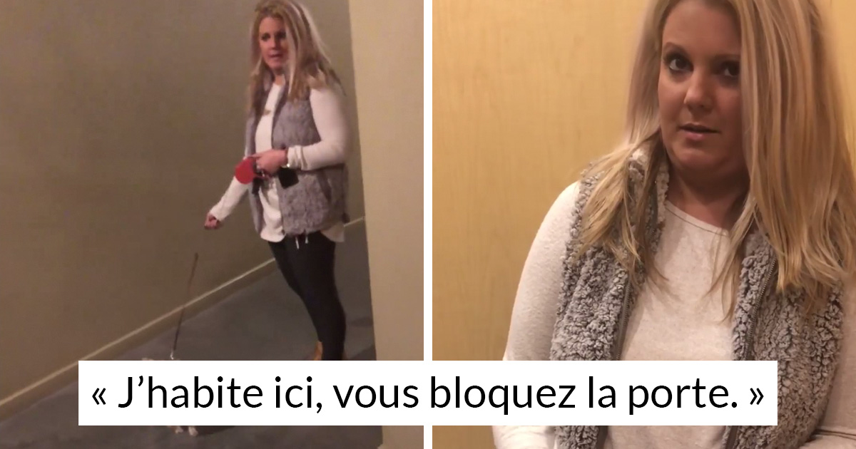 Une femme raciste a empêché un homme noir d’entrer dans son propre appartement de luxe et elle a eu la leçon de sa vie