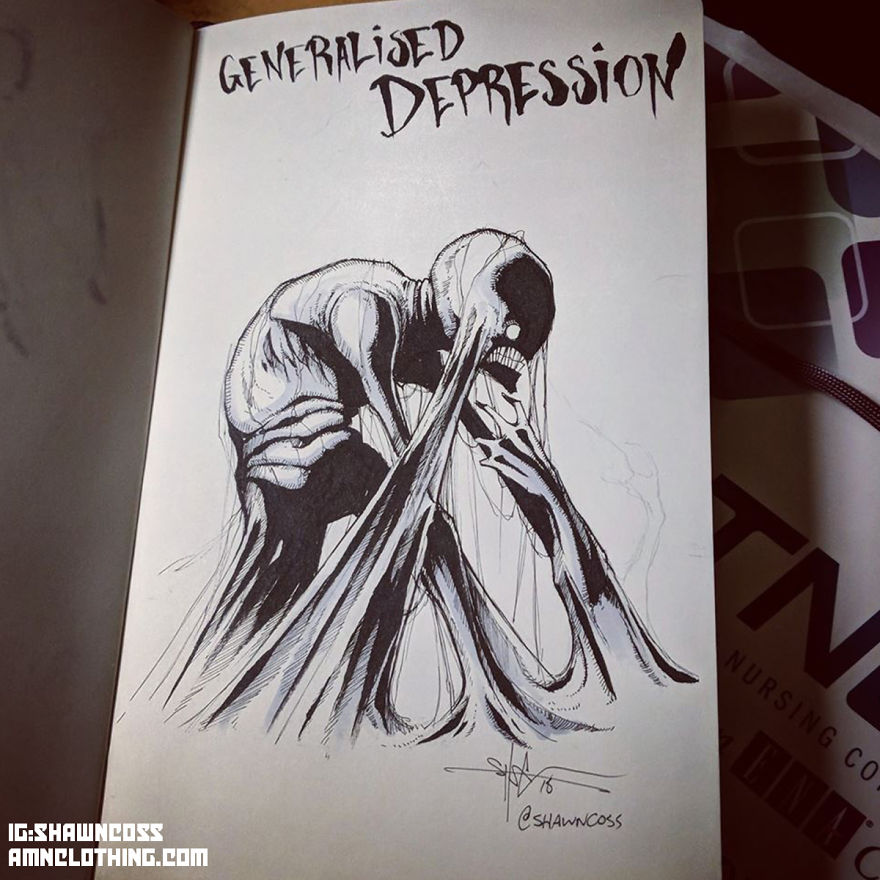 J’ai dessiné certains troubles mentaux pour lutter contre la stigmatisation qui leur est associée (nouvelles images)