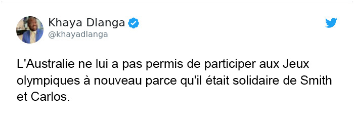 Un homme a raconté une histoire déchirante à propos du « troisième homme » sur la célèbre photo des Jeux olympiques de 1968