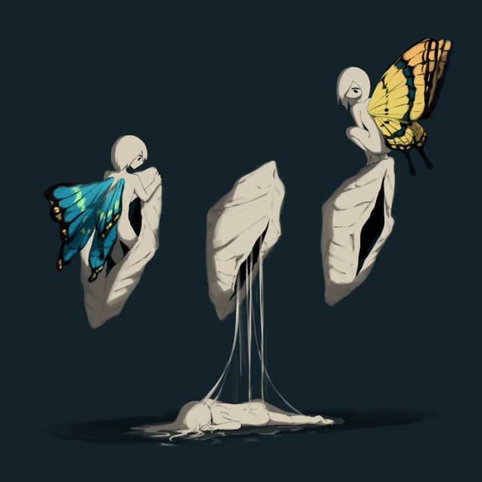 33 puissantes illustrations par un artiste japonais qui va vous faire réfléchir (nouvelles images)