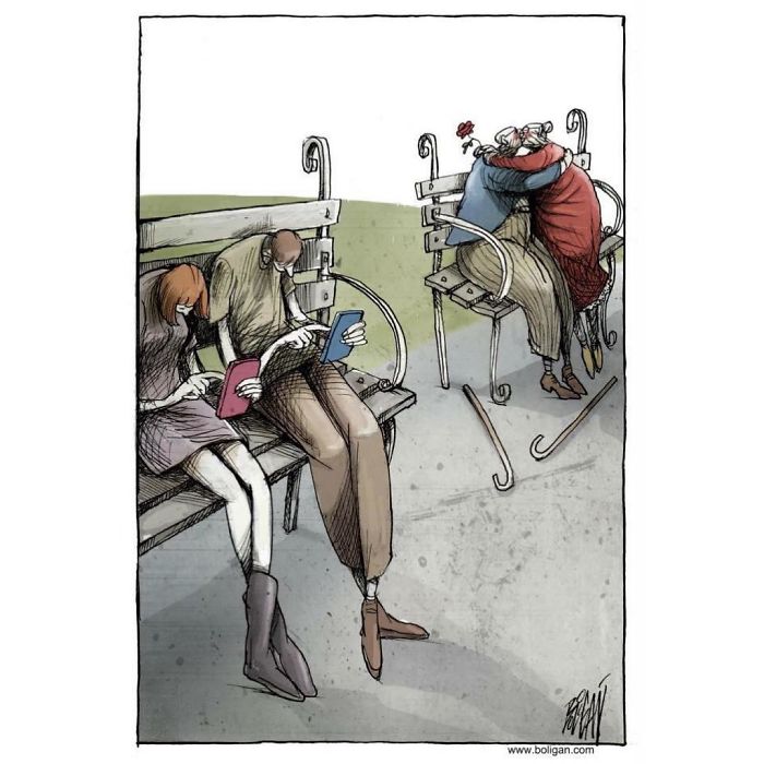 20 illustrations d’une franchise brutale par Angel Boligán qui montrent ce qui cloche avec la société moderne