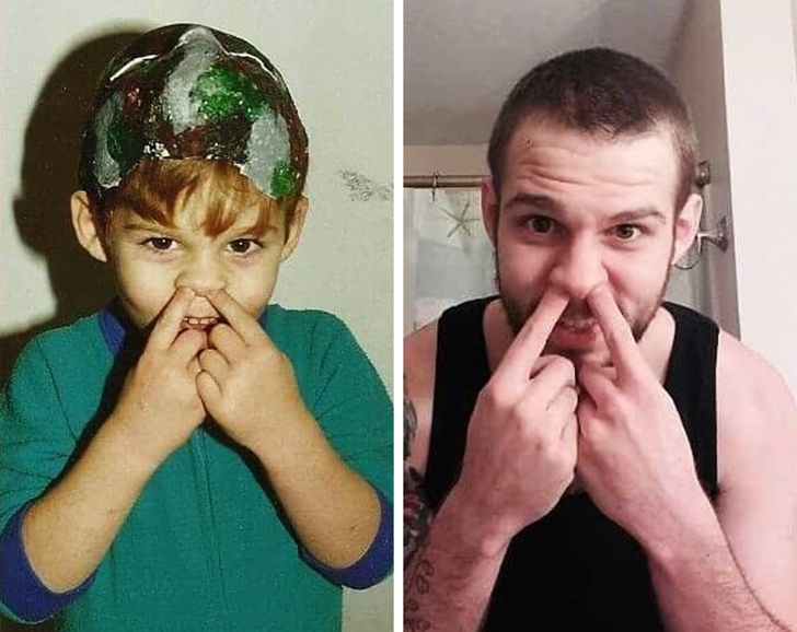 25 fois où des gens ont recréé leurs photos d’enfance et nous ont fait pleurer de rire