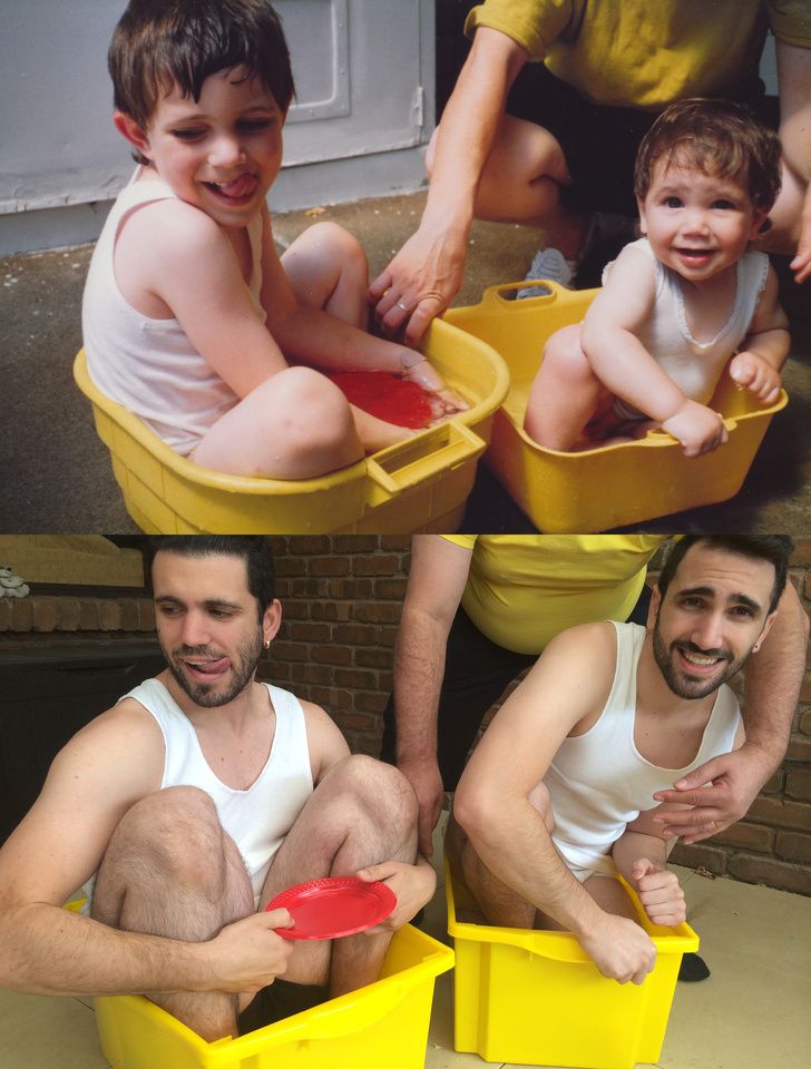25 fois où des gens ont recréé leurs photos d’enfance et nous ont fait pleurer de rire