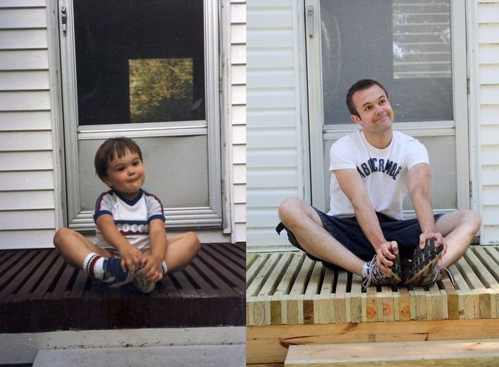 25 fois où des gens ont recréé leurs photos d’enfance et nous ont fait pleurer de rire