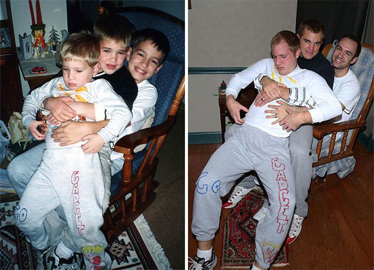 25 fois où des gens ont recréé leurs photos d’enfance et nous ont fait pleurer de rire