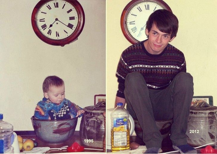 25 fois où des gens ont recréé leurs photos d’enfance et nous ont fait pleurer de rire