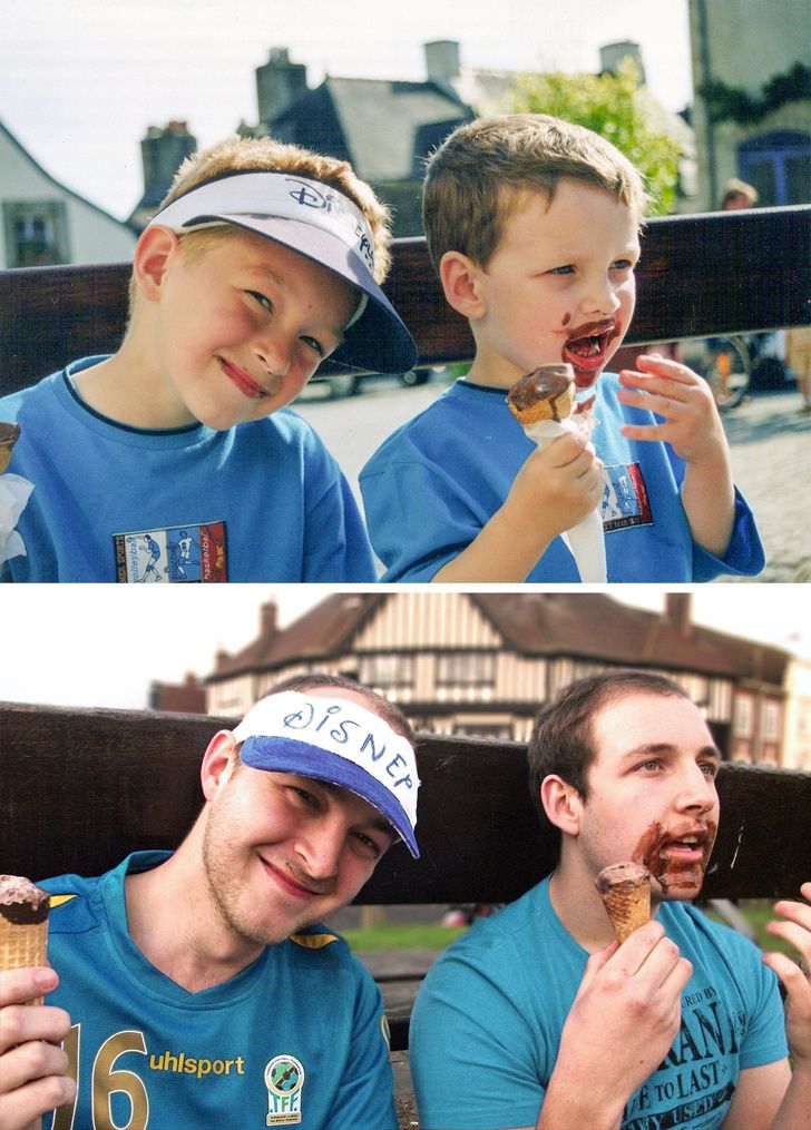 25 fois où des gens ont recréé leurs photos d’enfance et nous ont fait pleurer de rire
