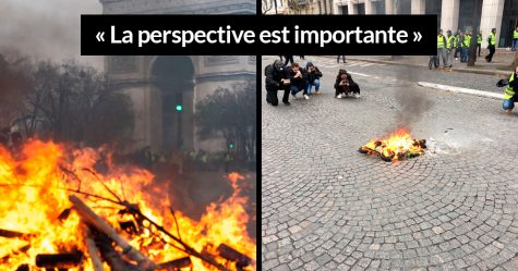 Quelqu’un a montré à quoi « ressemblait réellement » l’incendie lors de la manifestation de Paris, mais il s’est fait clouer le bec par des faits