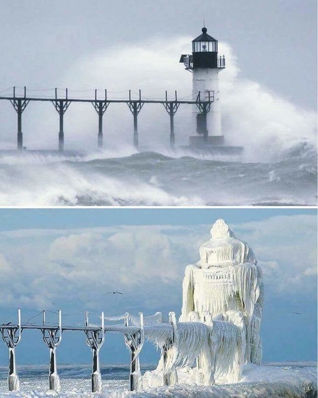 27 photos glacées de l’hiver qui montrent à quel point il fait froid dans certains endroits