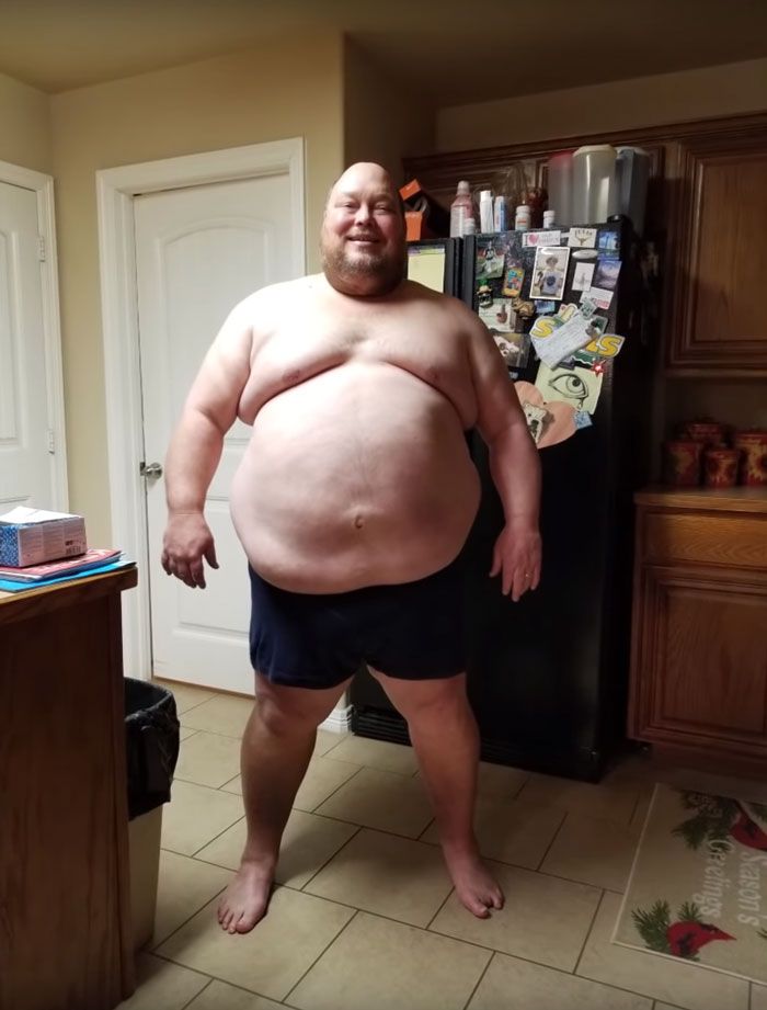 Cet homme de 215 kilos a perdu 90 kilos en un an et il est difficile de croire que c’est la même personne