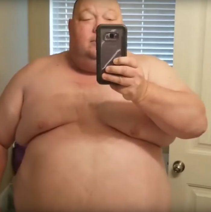 Cet homme de 215 kilos a perdu 90 kilos en un an et il est difficile de croire que c’est la même personne