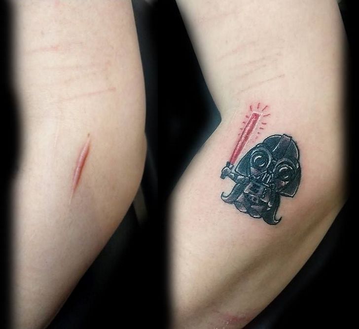 20 tatouages fantastiques qui donnent vie aux taches de naissance et cicatrices