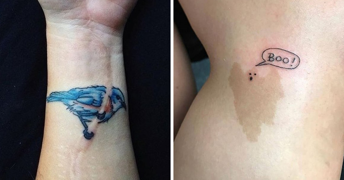 20 tatouages fantastiques qui donnent vie aux taches de naissance et cicatrices