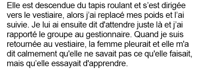 Des brutes ont ridiculisé et filmé une femme qui essayait de perdre du poids à la salle de sport, alors cette inconnue l’a vengée