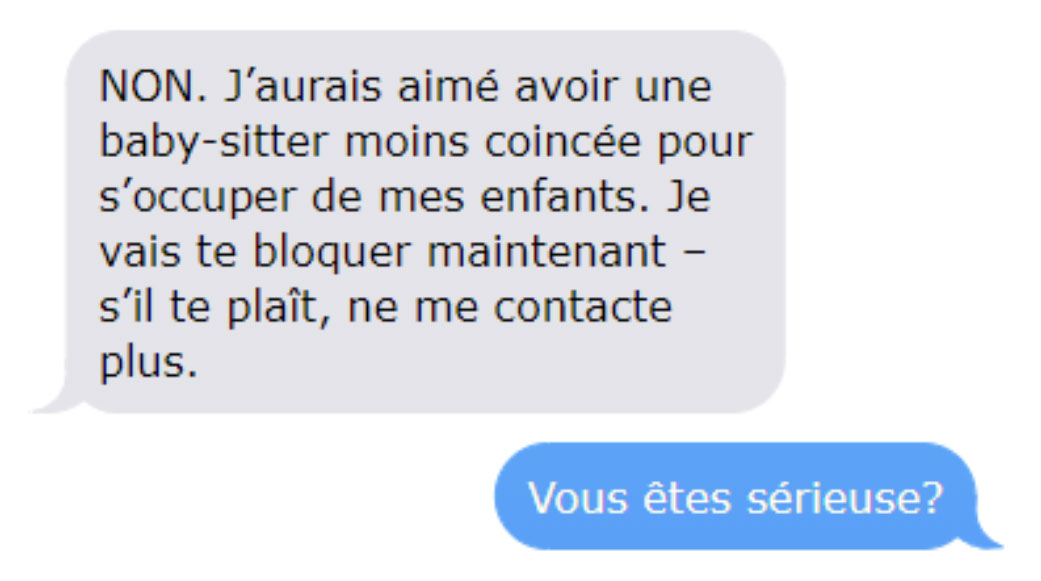 Une mère refuse de payer la baby-sitter parce qu’elle a eu « de la glace gratuite et une journée de plaisir », alors elle lui montre ses textos « supprimés »