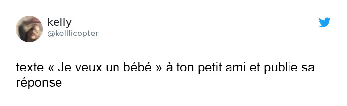 14 Meilleures Reponses Au Defi Texte Je Veux Un Bebe A Ton Petit Ami Ipnoze