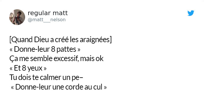 Des gens ont imaginé à quoi Dieu pensait quand il a créé des choses spécifiques et c’est hilarant