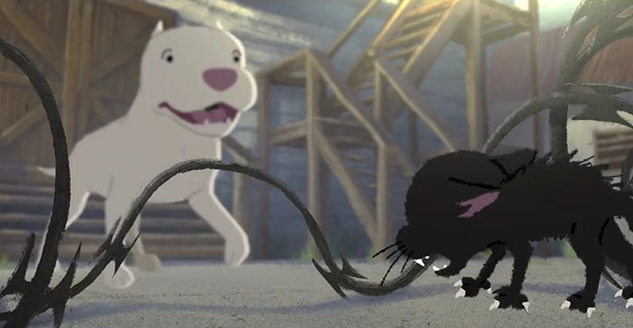 Pixar A Fait Pleurer Les Gens En Presentant Kitbull Un Court Metrage Sur L Amitie Entre Un Pitbull Et Un Chaton Errant Ipnoze