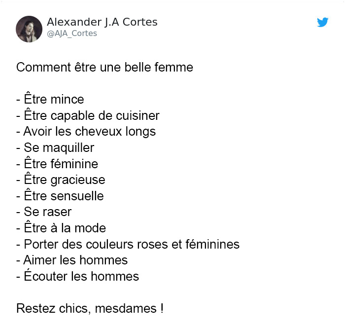 Les gens démolissent cet homme sexiste à cause de ses 12 règles pour « belles femmes »