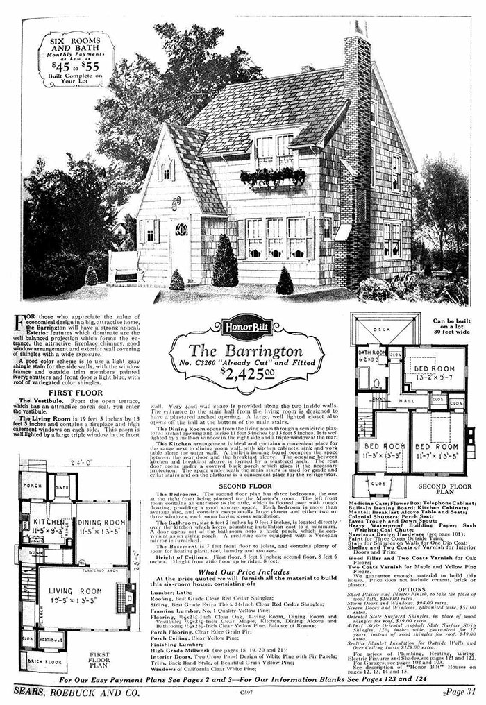 Les gens avaient l’habitude de commander des « maisons en kit » d’un catalogue Sears du début des années 1900 et certaines sont toujours debout