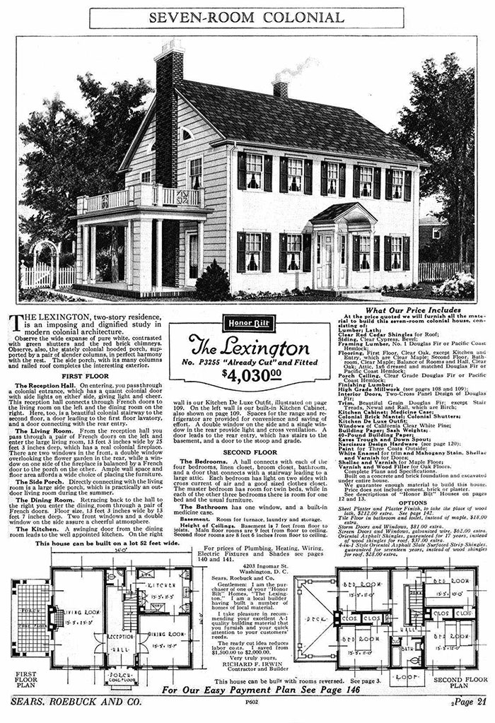 Les gens avaient l’habitude de commander des « maisons en kit » d’un catalogue Sears du début des années 1900 et certaines sont toujours debout
