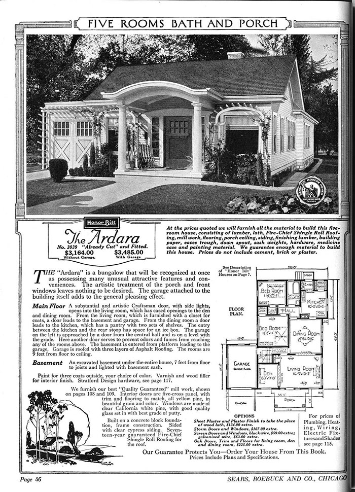 Les gens avaient l’habitude de commander des « maisons en kit » d’un catalogue Sears du début des années 1900 et certaines sont toujours debout