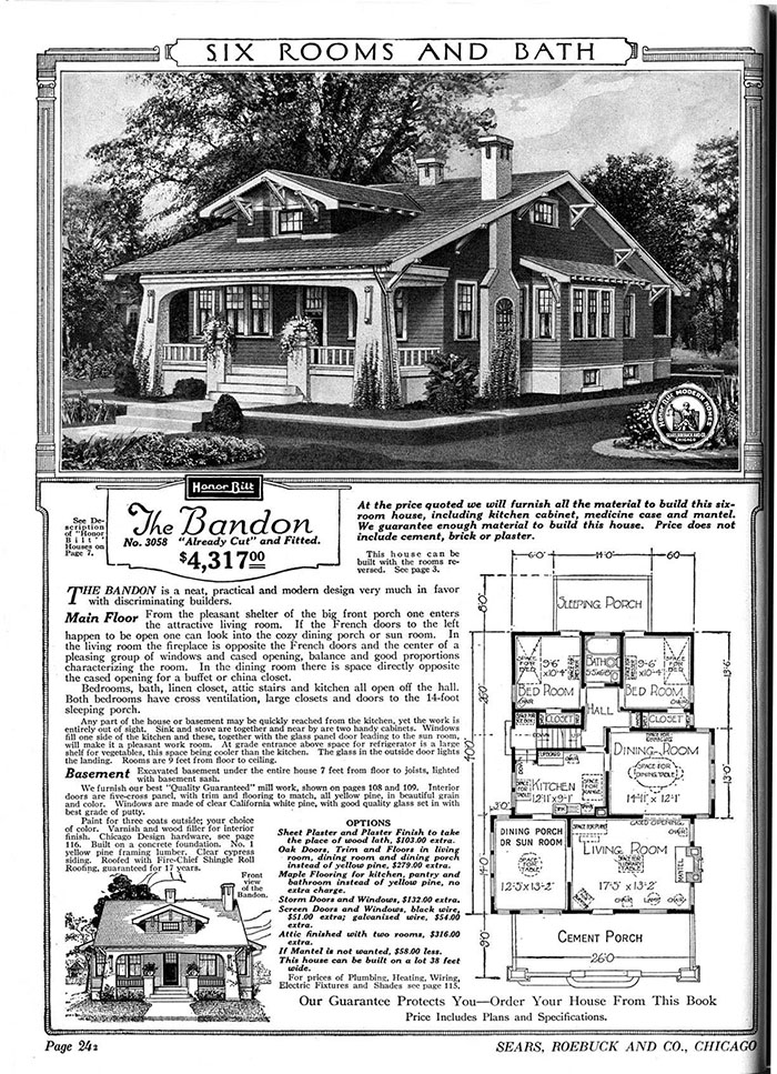 Les gens avaient l’habitude de commander des « maisons en kit » d’un catalogue Sears du début des années 1900 et certaines sont toujours debout