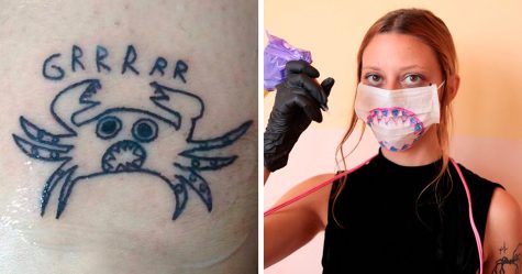 Cette tatoueuse ne sait pas dessiner et c’est justement pour cela que ses clients la choisissent (33 nouvelles images)