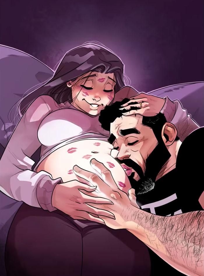10 bandes dessinées amusantes par Yehuda qui présentent leurs luttes à lui et sa femme maintenant qu’elle est enceinte