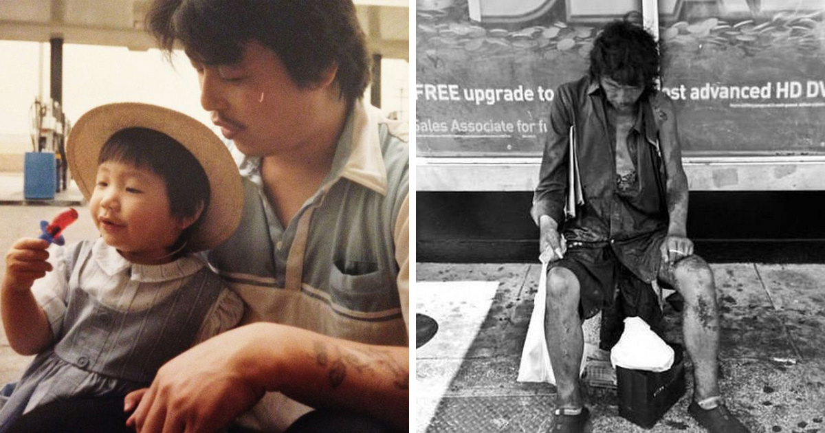 Une photographe prend des photos d’un sans-abri et réalise que c’est son père perdu depuis longtemps