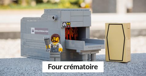 Cet ensemble LEGO funéraire aide les enfants à mieux comprendre la mort