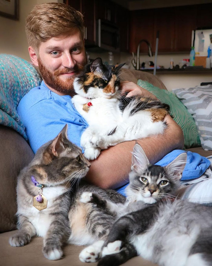 22 photos de papas de chats et leurs amis poilus les plus adorables de tous les temps