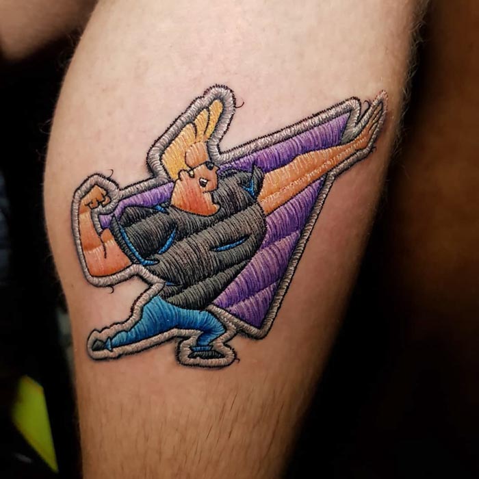 33 tatouages broderie qui ont apporté la célébrité à cet artiste brésilien