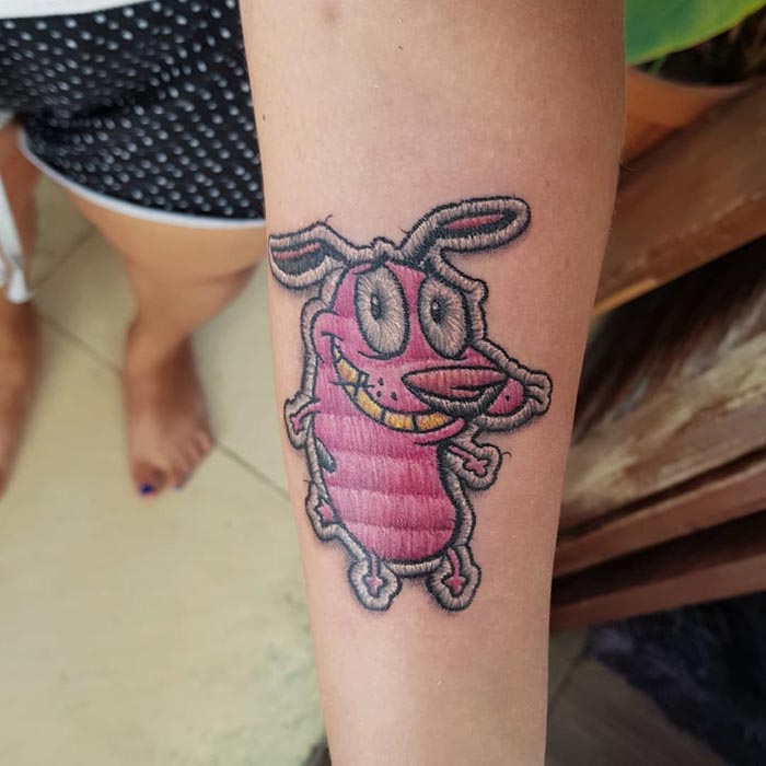 33 tatouages broderie qui ont apporté la célébrité à cet artiste brésilien