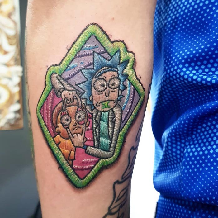33 tatouages broderie qui ont apporté la célébrité à cet artiste brésilien