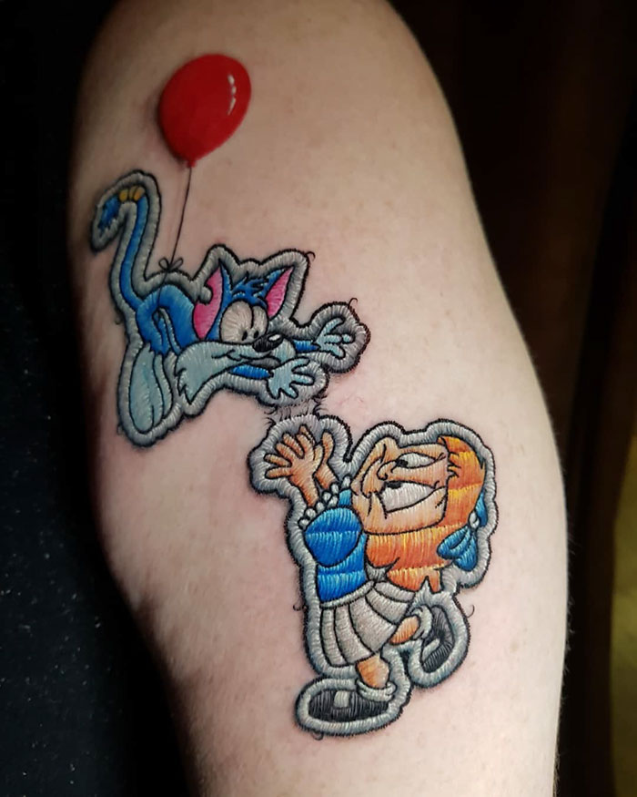 33 tatouages broderie qui ont apporté la célébrité à cet artiste brésilien