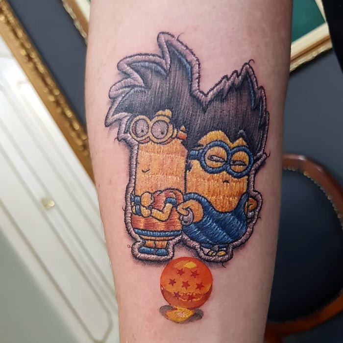 33 tatouages broderie qui ont apporté la célébrité à cet artiste brésilien