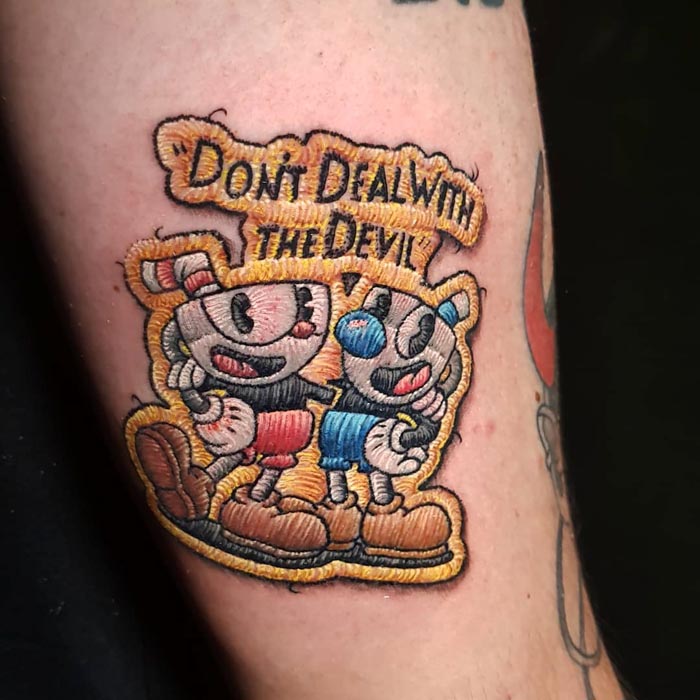 33 tatouages broderie qui ont apporté la célébrité à cet artiste brésilien