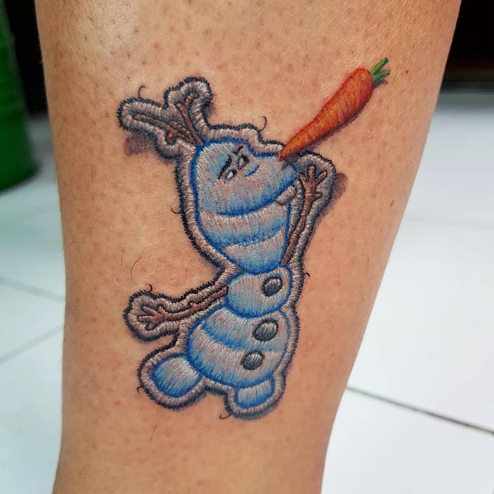 33 tatouages broderie qui ont apporté la célébrité à cet artiste brésilien