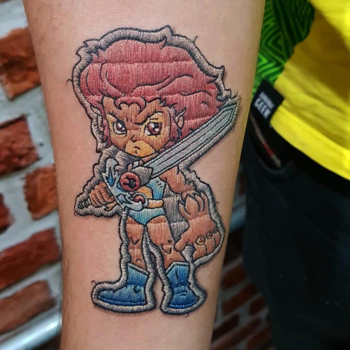 33 tatouages broderie qui ont apporté la célébrité à cet artiste brésilien