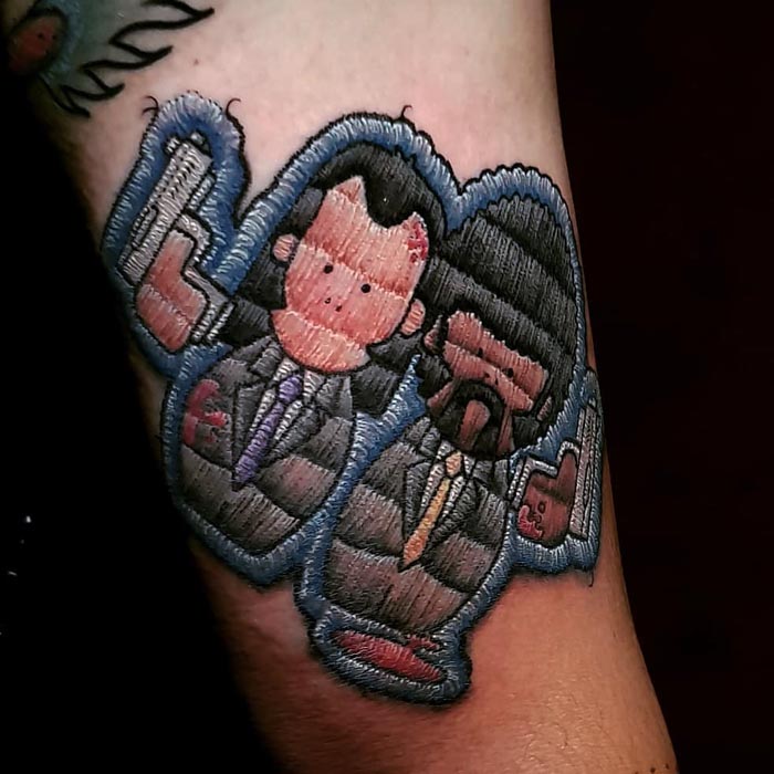 33 tatouages broderie qui ont apporté la célébrité à cet artiste brésilien