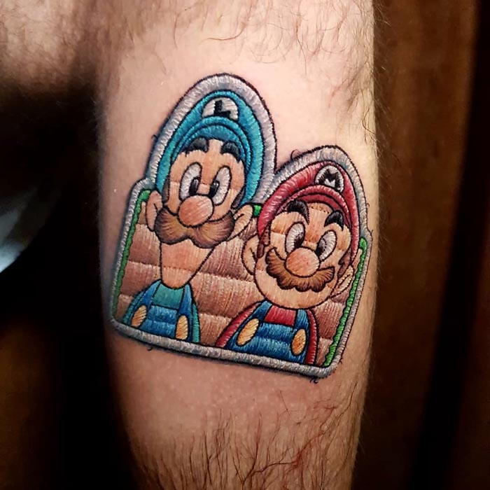 33 tatouages broderie qui ont apporté la célébrité à cet artiste brésilien