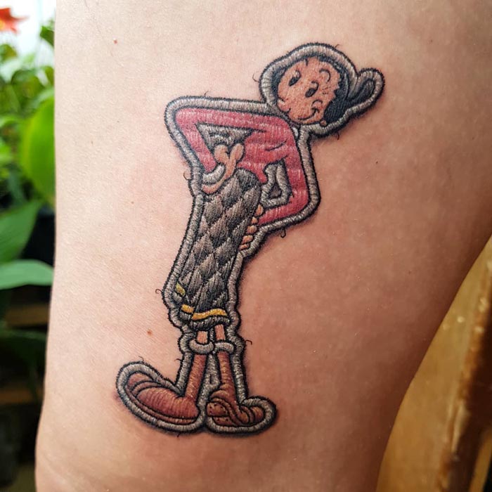 33 tatouages broderie qui ont apporté la célébrité à cet artiste brésilien