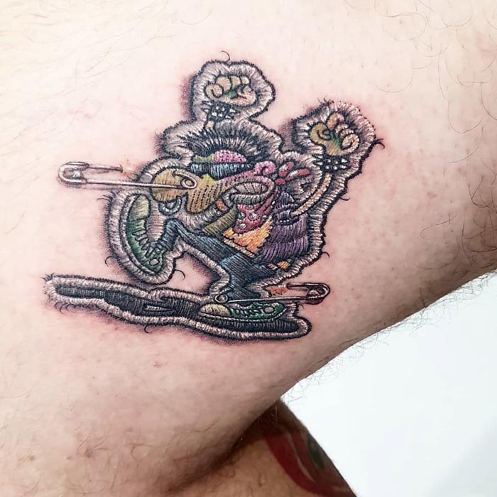 33 tatouages broderie qui ont apporté la célébrité à cet artiste brésilien