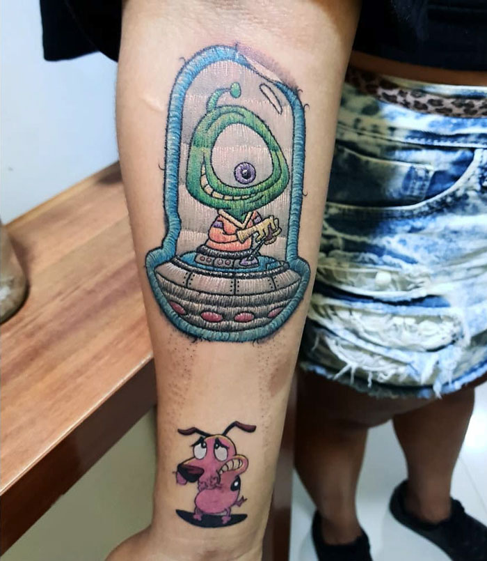 33 tatouages broderie qui ont apporté la célébrité à cet artiste brésilien
