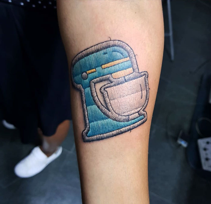 33 tatouages broderie qui ont apporté la célébrité à cet artiste brésilien