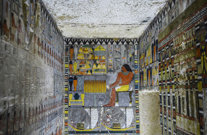 Des archéologues ont découvert une tombe de 4 000 ans en Égypte et on dirait qu’elle vient juste d’être peinte