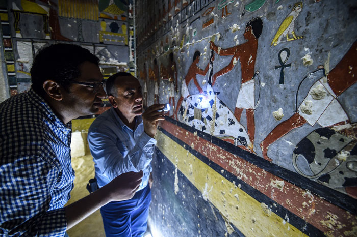 Des archéologues ont découvert une tombe de 4 000 ans en Égypte et on dirait qu’elle vient juste d’être peinte